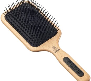 Kent PF17 Large Cushion Paddle Hair Brush, Taming Fine Pins Hair Detangle Brush for Long T