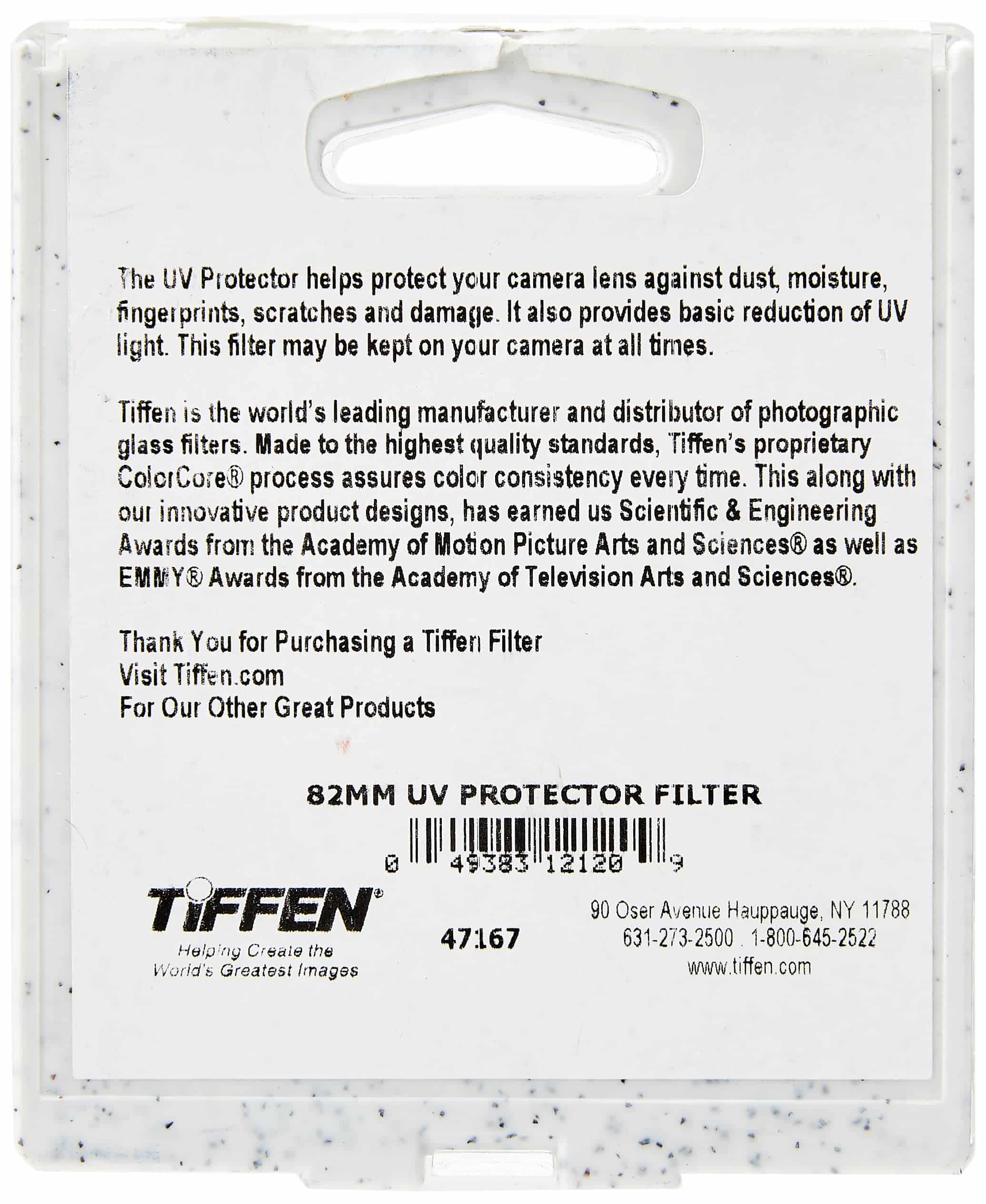 Tiffen 82UVP 82mm UV Protection Filter - Image 2