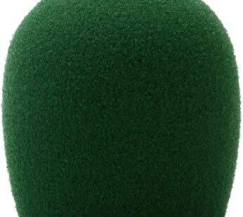 Shure A58WS-GRN Foam Windscreen for All Shure Ball Type Microphones, Green