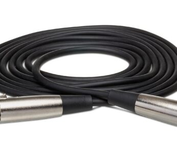 Hosa XLR-102 XLR3F to XLR3M Balanced Interconnect Cable, 2 Feet