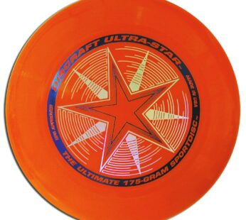 Discraft 175 gram Ultra Star Sport Disc, Bright Orange