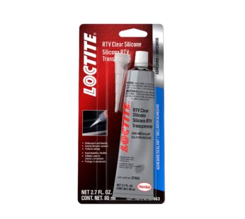 LOCTITE RTV Clear Silicone Adhesive Sealant for Automotive: Waterproof, Flexible, Protects