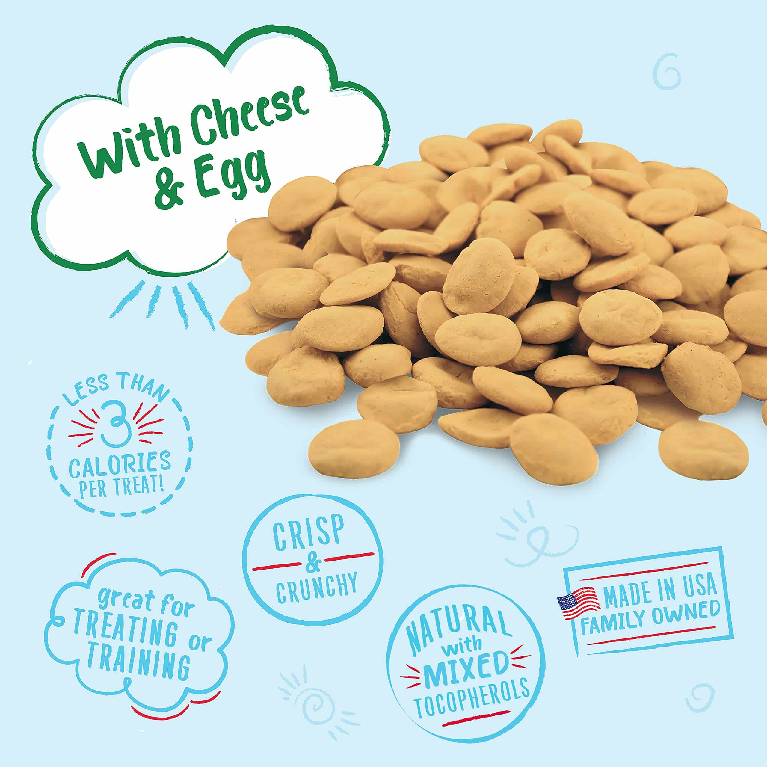 Charlee Bear Original Dog Treats, Cheese and Egg, 16 oz - Image 4