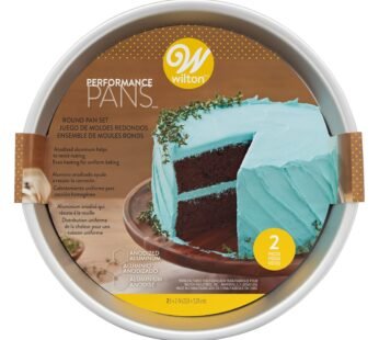 Wilton Performance Pans Aluminum Round Cake Pan, 9 x 2 in., Pack of 2