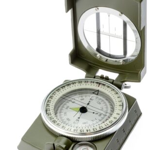 SE Military Lensatic and Prismatic Sighting Survival Emergency Compass with Pouch – CC4580