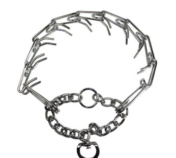 Hamilton Prong Training Dog Collar with 3.2mm Chrome Prongs