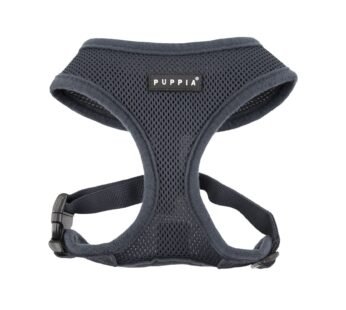 Authentic Puppia Soft Harness, Grey, X-Small