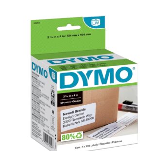 DYMO Authentic LW Large Shipping Labels, DYMO Labels for LabelWriter Label Printers, Print