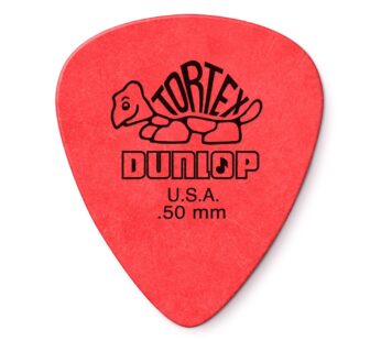Jim Dunlop Standard .50mm Red Guitar Pick, 12 Pack