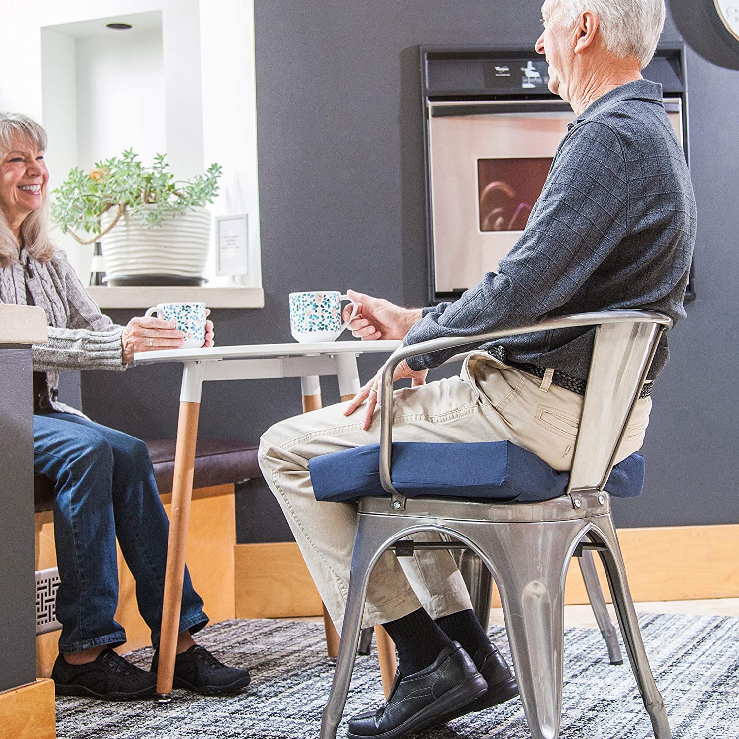 DMI Seat and Chair Cushion for Office Chairs, Wheelchairs, Scooters, Kitchen Chairs or Car - Image 3