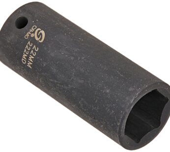Sunex 222md 1/2-Inch Drive 22-mm Deep Impact Socket