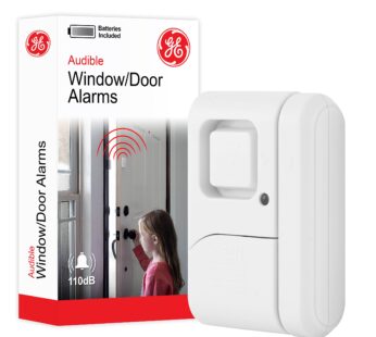GE Personal Security Window and Door Alarm, 1 Pack, DIY Protection, Burglar Alert, Wireles
