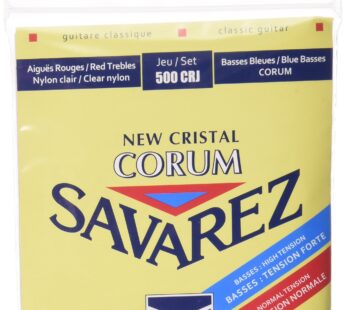 Savarez NT HT 500CRJ Mixed Classical Guitar Normal Cristal Trebles, High Tension Corum Bas