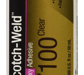 3M Scotch-Weld Epoxy Adhesive DP100 Clear, 48.5 mL