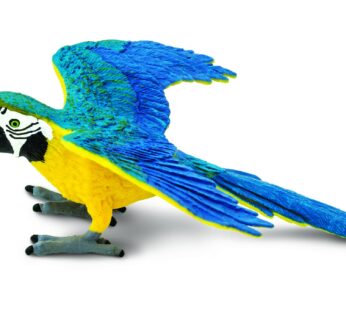 Safari Ltd. Green-Winged Macaw Figurine – Detailed 4.5″ Plastic Model Figure – Fun Educati