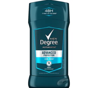 Degree Men Dry Protection Antiperspirant Deodorant Cool Rush 2.7 oz – Packaging May Vary