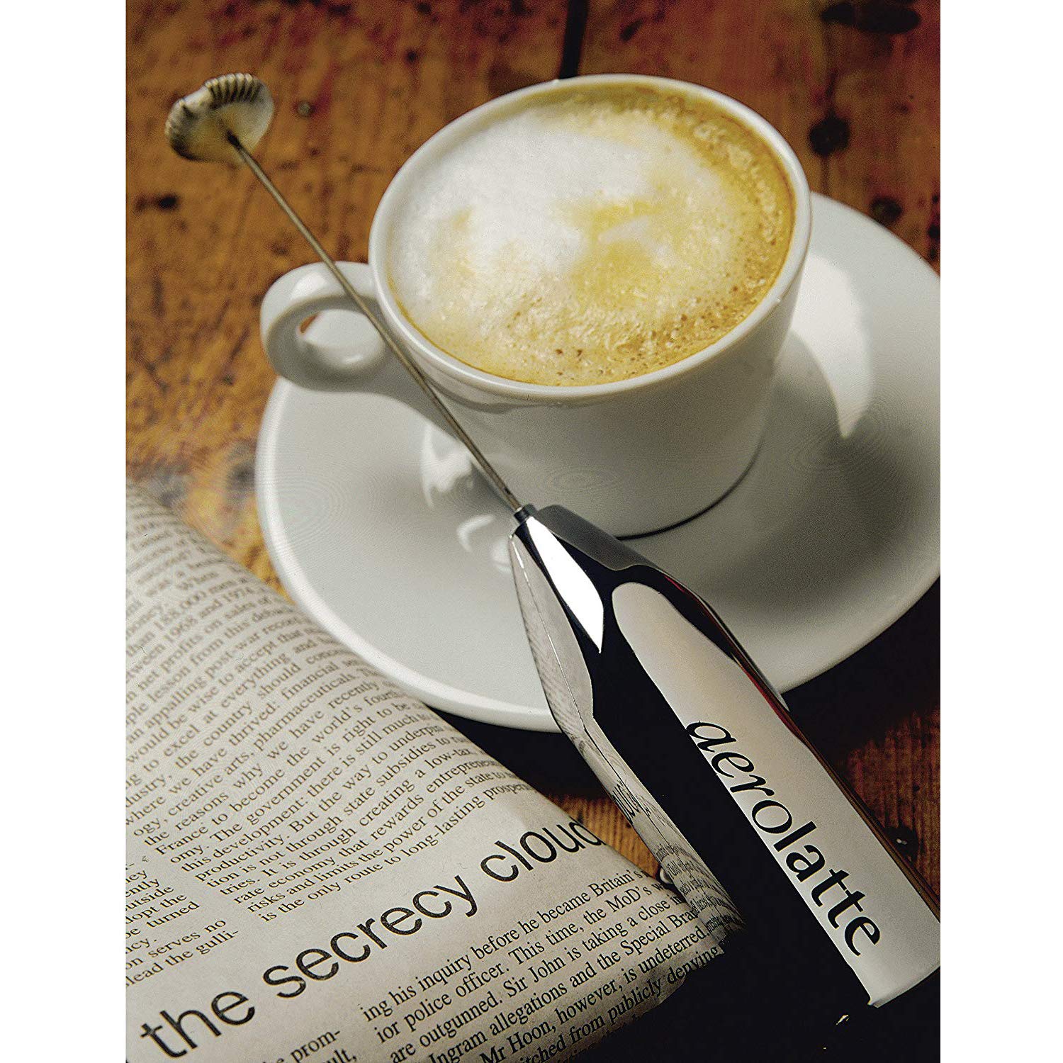 Aerolatte Milk Frother, The Original Steam-Free Frother, Polished-Chrome Finish - Image 6