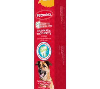 Petrodex Toothpaste for Dogs and Puppies, Cleans Teeth and Fights Bad Breath, Reduces Plaq
