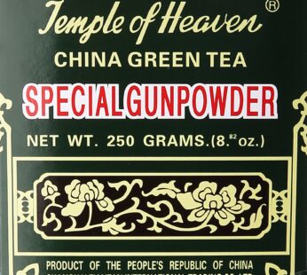 Temple of Heaven – China Green Tea – Special Gunpowder Loose Tea – 8.82 Oz