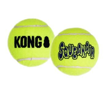 KONG – Squeakair? Balls – Dog Toy Premium Squeak Tennis Balls, Gentle on Teeth – for Small