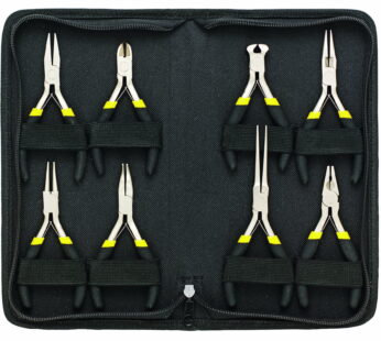 General Tools 8-Piece Mini Plier Set #938 With Zipper Case