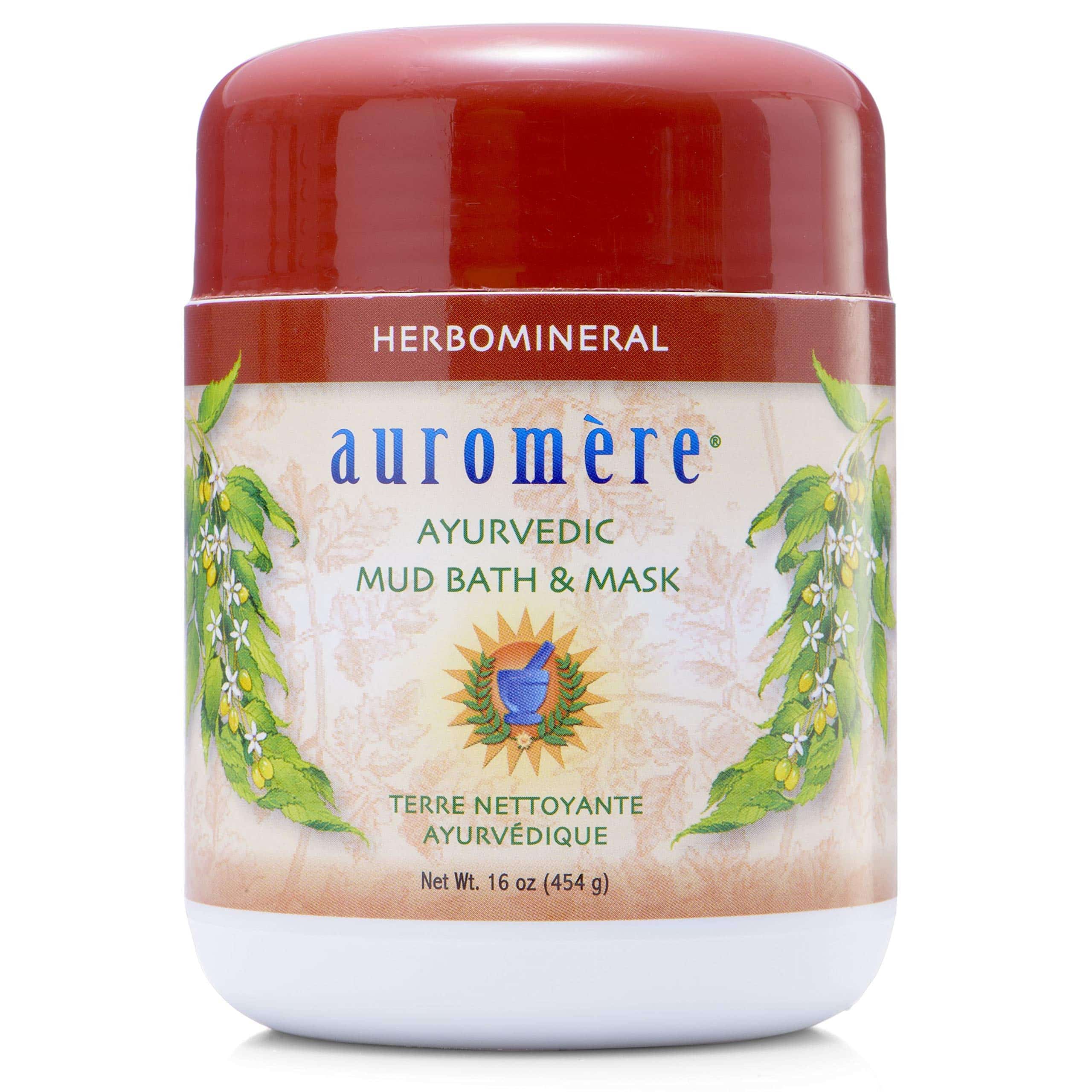Auromere Ayurvedic Indian Healing Clay Mask for Natural Skin Care - Exfoliating Body Scrub