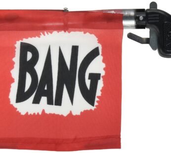 Loftus Star Power Starter Prank Bang Gun Flag Pistol, Red/Black/White, 5″
