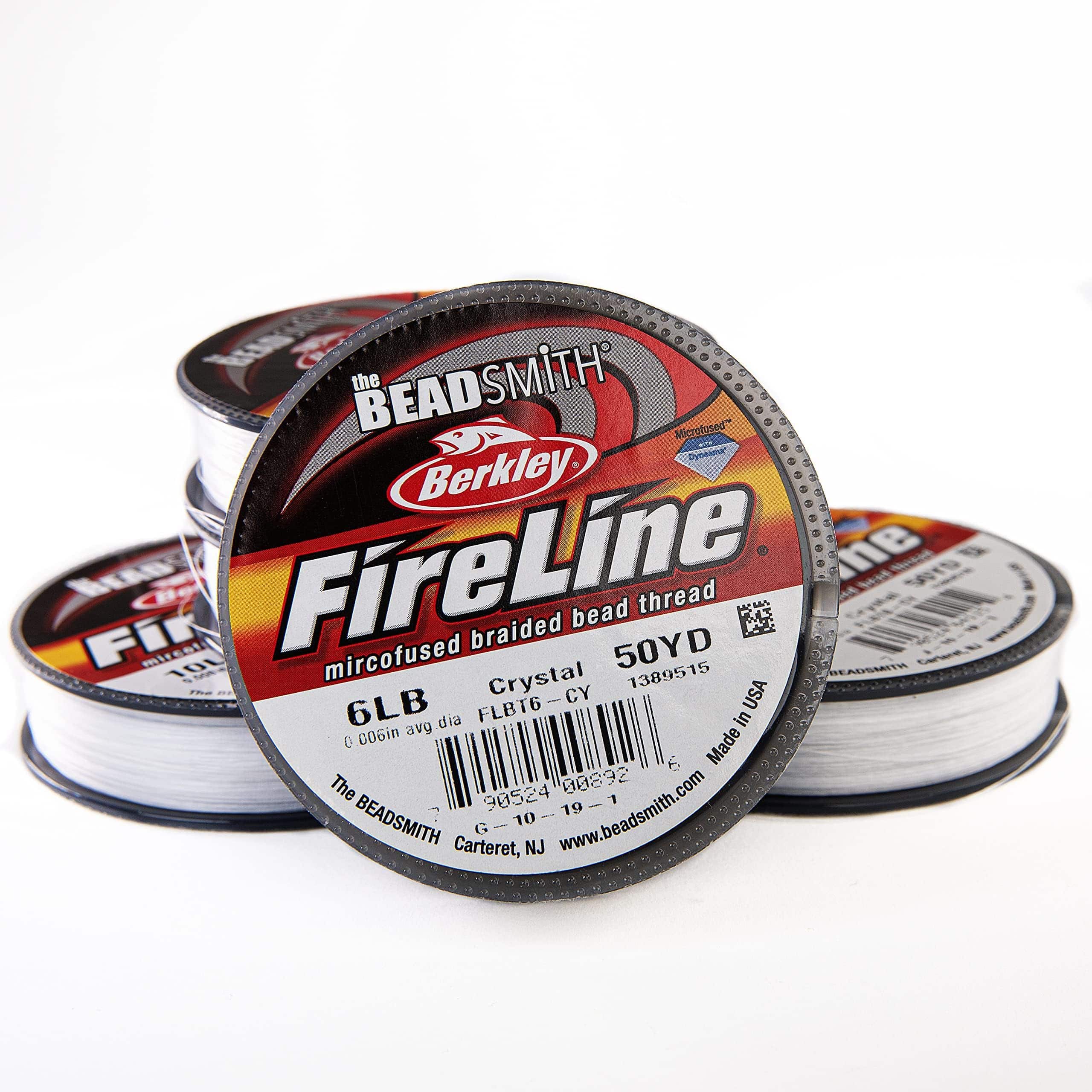 The Beadsmith Fireline by Berkley ? Micro-Fused Braided Thread ? 6lb. Test, 006?/.15mm Dia