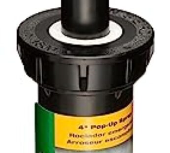 Rain Bird 1804FDS Professional Dual Spray Pop-Up Sprinkler, 360  Full Circle Pattern, 8′ –