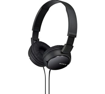 Sony ZX Series Wired On-Ear Headphones, Black MDR-ZX110