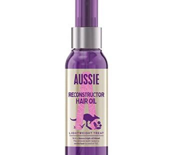 Aussie 3 Miracle Hair Oil Reconstructor with Macadamia Hair Oil for Damaged Hair 100 ml