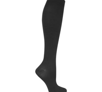 Dr. Scholl’s womens Graduated Compression Knee High – 1 & 2 Pair Packs Casual Sock, Black,