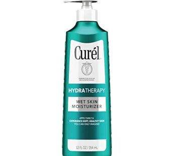 Curel Hydra Therapy In Shower Lotion, Wet Skin Moisturizer for Dry or Extra-dry Skin, with