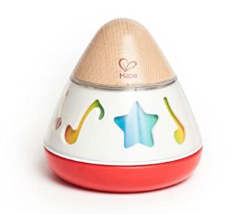 Hape E0332 Rotating Baby Music Box, Spin & Play The Music, Battery Not Needed, 40 x 40 cm,