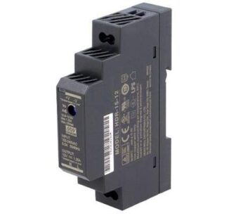 MEAN WELL HDR-15-5 Ultra Slim Step-Shape 1SU DIN Rail Power Supply, 5V 2.4A 12W