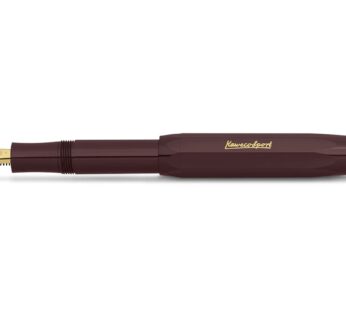 Kaweco Classic Sport Fountain Pen with 23 Carat Gold-Plated Steel Nib and Iridium Tip for