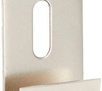 Hillman 54117 Wide Channel Metal Mirror Clips (1/4″ x 1″ x 1-1/2″) – 15 Pieces,Silver