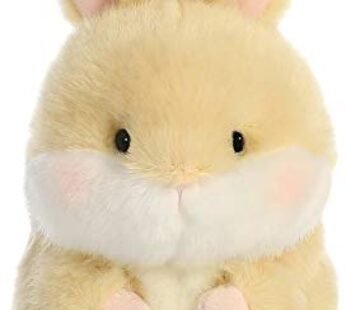 Aurora Round Rolly Pet Lively Bunny Stuffed Animal – Adorable Companions – On-The-Go Fu