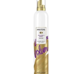 Pantene Pro-V Volume Body Boosting Mousse to Boost Fine, Flat Hair for Maximum Fullness, 6