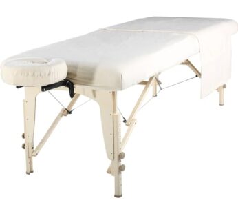 Master Massage Universal Massage Table Flannel Sheet Set 3 in 1 Table Cover, Face Cushion