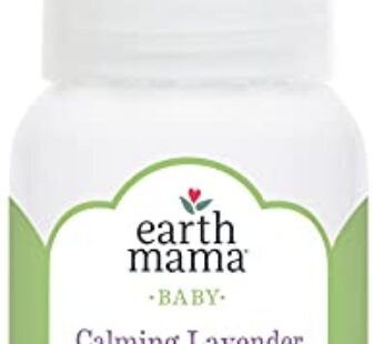 Earth Mama Calming Lavender Baby Wash with Gentle Castile Soap for Sensitive Skin, 5.3-Flu