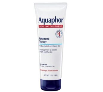 Aquaphor Healing Ointment – Dry Skin Moisturizer – Hands, Heels, Elbows, Lips – 7 oz. Tube