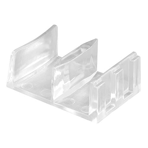 Prime-Line M 6058 Clear Plastic, Shower Door Bottom Guide Assembly (2 Pack) - Image 2