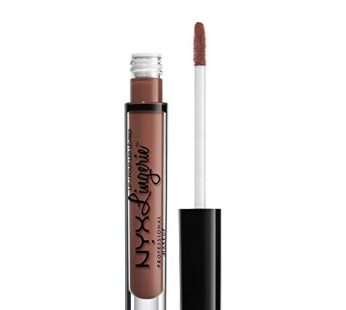 NYX PROFESSIONAL MAKEUP Lip Lingerie Matte Liquid Lipstick – Cabaret Show (Dusty Rose)