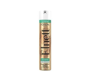 L’Oreal Paris Elnett Satin Hairspray Extra Strong Hold Unscented 11 oz; (Packaging May Var