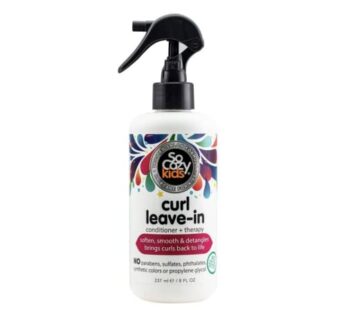 So Cozy Leave In Conditioner Spray (8 Fl Oz) Paraben-Free Detangler for Kids’ Curly Hair,