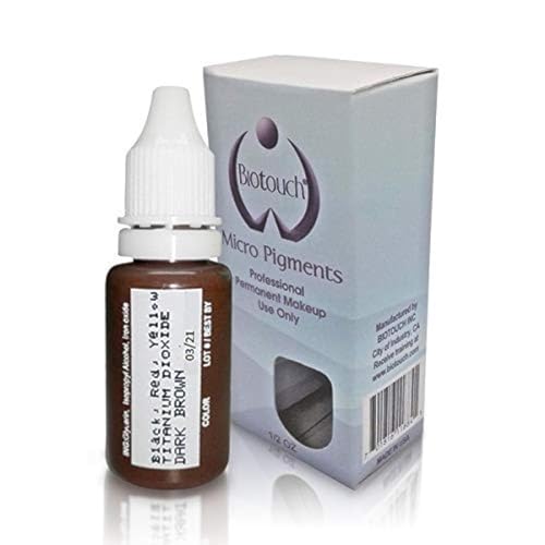 Biotouch Micropigment Dark Brown Pigment Color Permanent Eyebrow Makeup Microblading Eyebr - Image 2