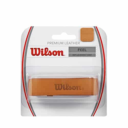 WILSON Leather Tennis Racquet Grip, Brown, 22 1100mm 1.70mm