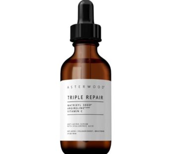 ASTERWOOD Triple Repair Matrixyl 3000 + Argireline + Vitamin C Face Serum – Formulated wit