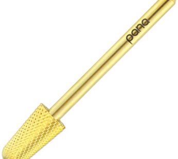 PANA 3/32″ Shank Size Professional Gold Safety Carbide Bit Extra Fine Grit – Nail Drill Bi